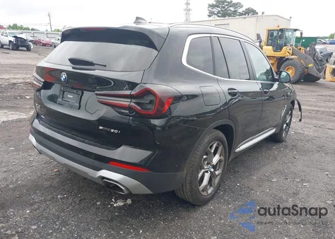 2023 BMW X3 Sdrive30I из США, поврежденный, VIN 5UX43DP04P9S20204